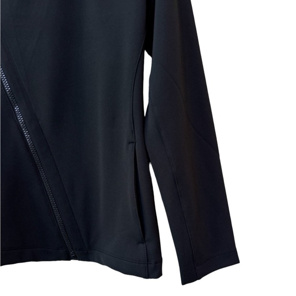 EP Pro New York Golf Black Asymmetrical Zip Moto Golf Jacket Size M - Picture 8 of 11
